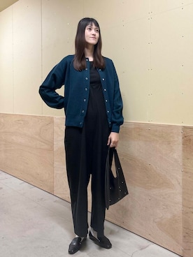 「ブルベ冬×秋カラーコーデ」｜murayamaさん（レディース・170cm）の秋コーディネート