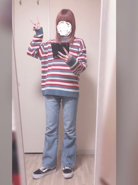 「イッカ」｜「 ねむる 」さん（レディース・156cm）の冬コーディネート