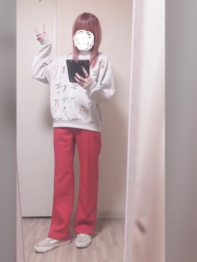 「WOmB（ウーム）のアイテム」を使った、「 ねむる 」さん（レディース・156cm）の春コーディネート