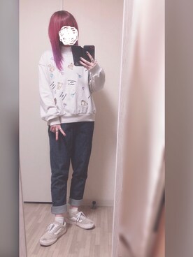 「ベージュ×デニム」｜「 ねむる 」さん（レディース・156cm）の春コーディネート