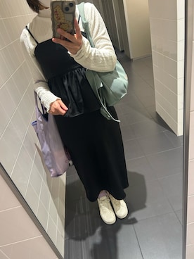 「ANEMONE（アネモネ）のアイテム」を使った、かおりさん（レディース・154cm）の春コーディネート