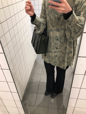 「SHEL’TTER（シェルター）のアイテム」を使った、かおりさん（レディース・154cm）の春コーディネート