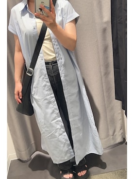 「アイテム（シューズ）」を使った、かおりさん（レディース・154cm・30代）の夏コーディネート