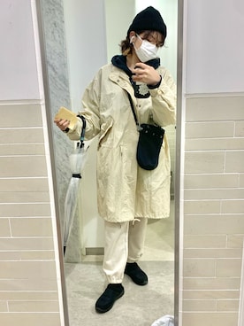 「feepur（フェピュール）のアイテム（ジャケット/アウター）」を使った、マさん（レディース・162cm）の秋コーディネート