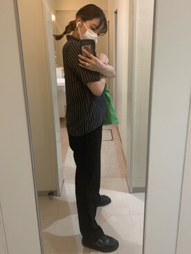 「superNova.（スーパーノヴァ）のアイテム（パンツ）」を使った、マさん（レディース・162cm）の夏コーディネート