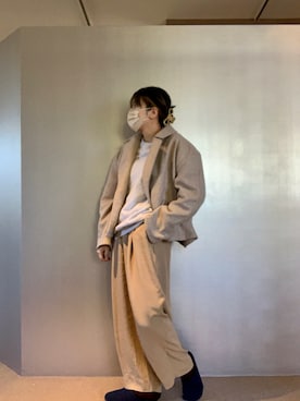 「BEATING HEART（ビーティングハート）のアイテム」を使った、マさん（レディース・162cm）の秋コーディネート