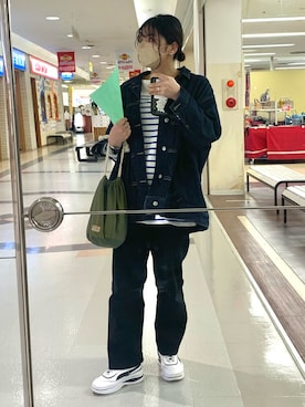 「Antgauge（アントゲージ）のアイテム（ジャケット/アウター）」を使った、マさん（レディース・162cm）の春コーディネート