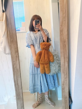 「PINK HOUSE」｜Hidemi さん（レディース・153cm）の夏コーディネート