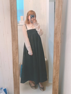 「merry jenny（メリージェニー）のアイテム（チュニック）」を使った、Hidemi さん（レディース・153cm）の秋コーディネート