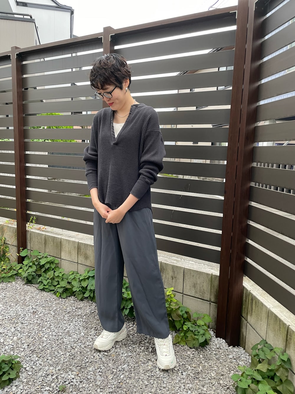 SLOBE IENA スウェットカットソー 水色 Vネックスウェット 洗濯機可能 Sawaguchi .Vネックスウェット | スローブ イエナ(SLOBE IENA