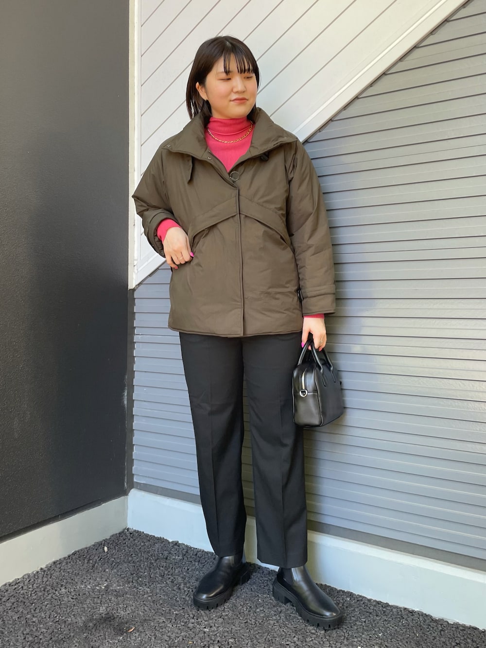 URBS別注】WILDTHINGS belted puff jacketを使った人気ファッション