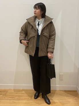 「WILD THINGS（ワイルドシングス）のアイテム（ジャケット/アウター）」を使った、rinaさん（レディース・172cm）の秋コーディネート