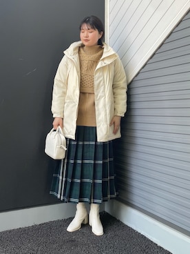 rinaさん（レディース・172cm）の冬コーディネート