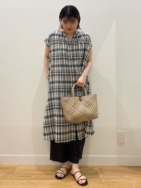 rinaさん（レディース・172cm）の夏コーディネート