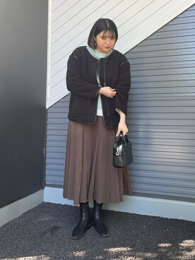 「URBAN RESEARCH Sonny Label（アーバンリサーチサニーレーベル）のアイテム（その他アウター）」を使った、rinaさん（レディース・172cm）の秋コーディネート