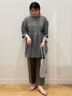 rinaさん（レディース・172cm）の夏コーディネート