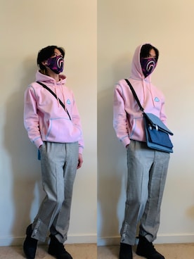 「palace」｜「アイテム（ブーツ）」を使った、LuLuさん（メンズ・170cm）の春コーディネート