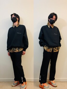 「ESSENTIAL（エッセンシャル）のアイテム」を使った、LuLuさん（メンズ・170cm）の春コーディネート
