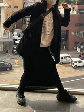 「STYLENANDA（スタイルナンダ）のアイテム（スウェット）」を使った、rさん（レディース・164cm）の春コーディネート