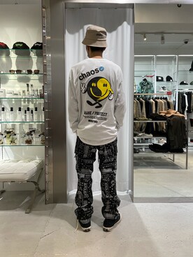 「KaneZ（ケインズ）のアイテム（Tシャツ/カットソー）」を使った、KAWAKITA SHOICHIさん（メンズ・175cm）の夏コーディネート