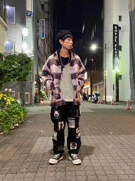 「KIDILL（キディル）のアイテム」を使った、KAWAKITA SHOICHIさん（メンズ・175cm）の冬コーディネート