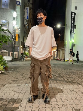 「JULIUS（ユリウス）のアイテム」を使った、KAWAKITA SHOICHIさん（メンズ・175cm）の夏コーディネート