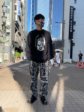 「KIDILL（キディル）のアイテム」を使った、KAWAKITA SHOICHIさん（メンズ・175cm）の夏コーディネート