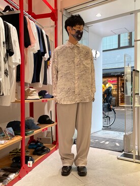 「KaneZ（ケインズ）のアイテム」を使った、KAWAKITA SHOICHIさん（メンズ・175cm）の夏コーディネート