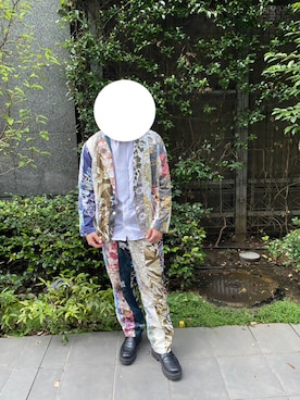 Sacai（サカイ）の「Sacai - エンブロイダリー デニムシャツ - men