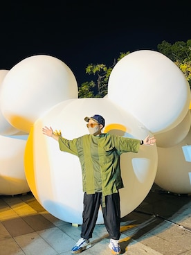 「plain-me（プレインミー）のアイテム」を使った、33さん（メンズ・155cm）の秋コーディネート