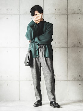 しゅんたろーさん（メンズ・177cm）の冬コーディネート