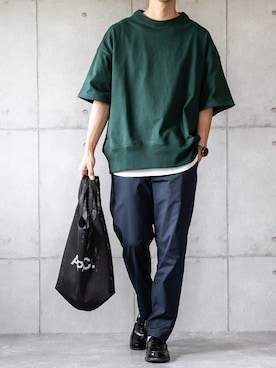 「417 EDIFICE（フォーワンセブンエディフィス）のアイテム」を使った、しゅんたろーさん（メンズ・177cm）の夏コーディネート