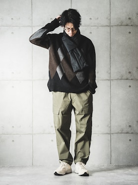 しゅんたろーさん（メンズ・177cm）の冬コーディネート