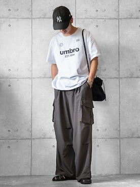「Paraboot（パラブーツ）のアイテム」を使った、しゅんたろーさん（メンズ・177cm）の夏コーディネート