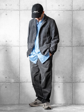 「アイテム（セットアップ）」を使った、しゅんたろーさん（メンズ・177cm）の秋コーディネート