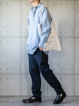 「417 EDIFICE（フォーワンセブンエディフィス）のアイテム」を使った、しゅんたろーさん（メンズ・177cm）の夏コーディネート