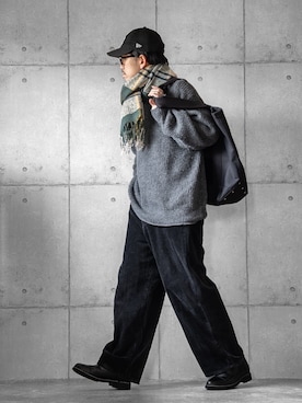 しゅんたろーさん（メンズ・177cm）の冬コーディネート