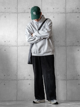 「ATTACHMENT（アタッチメント）のアイテム」を使った、しゅんたろーさん（メンズ・177cm）の冬コーディネート