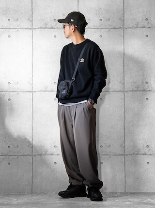 「MIZUNO(ミズノ )のMIZUNO(ミズノ) WAVE PROPHECY LS D1GA3337(スニーカー)」を使った、しゅんたろーさん(メンズ・177cm)の秋コーディネート