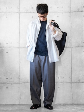 「Hender Scheme（エンダースキーマ）のアイテム」を使った、しゅんたろーさん（メンズ・177cm）の夏コーディネート
