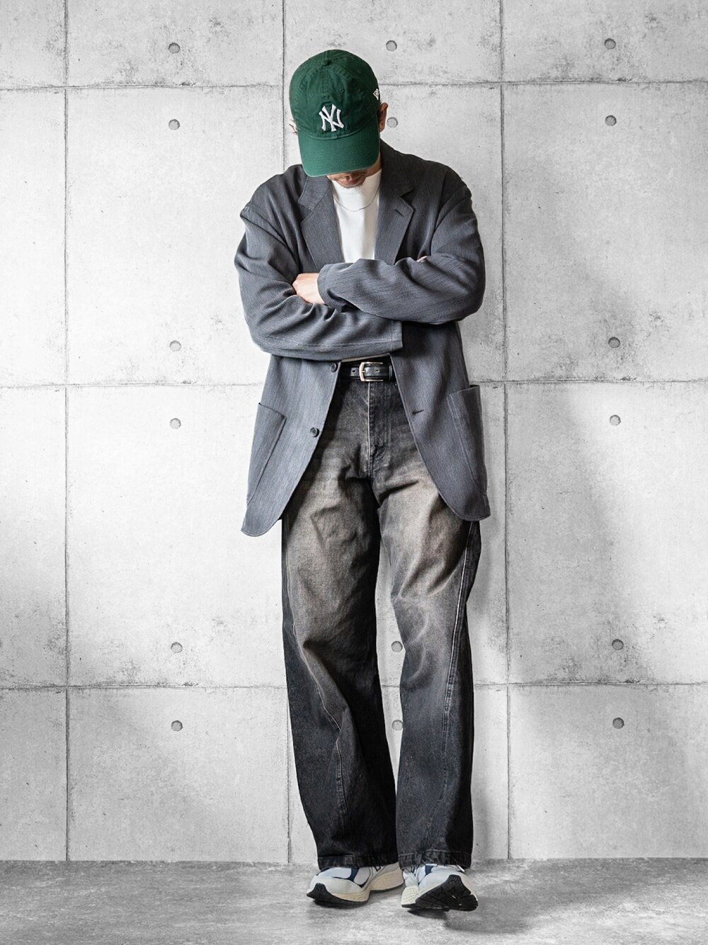 【MD.GRAY】<Steven Alan> PE/L ブッチャー シングルブレスト 3B ジャケット steven alan - 【MD.GRAY】<Steven Alan> PE/L ブッチャー シングル