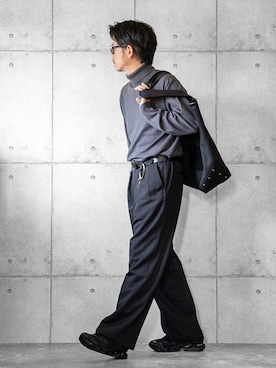 「アイテム（キーホルダー）」を使った、しゅんたろーさん（メンズ・177cm）の秋コーディネート
