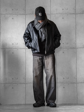 しゅんたろーさん（メンズ・177cm）の冬コーディネート