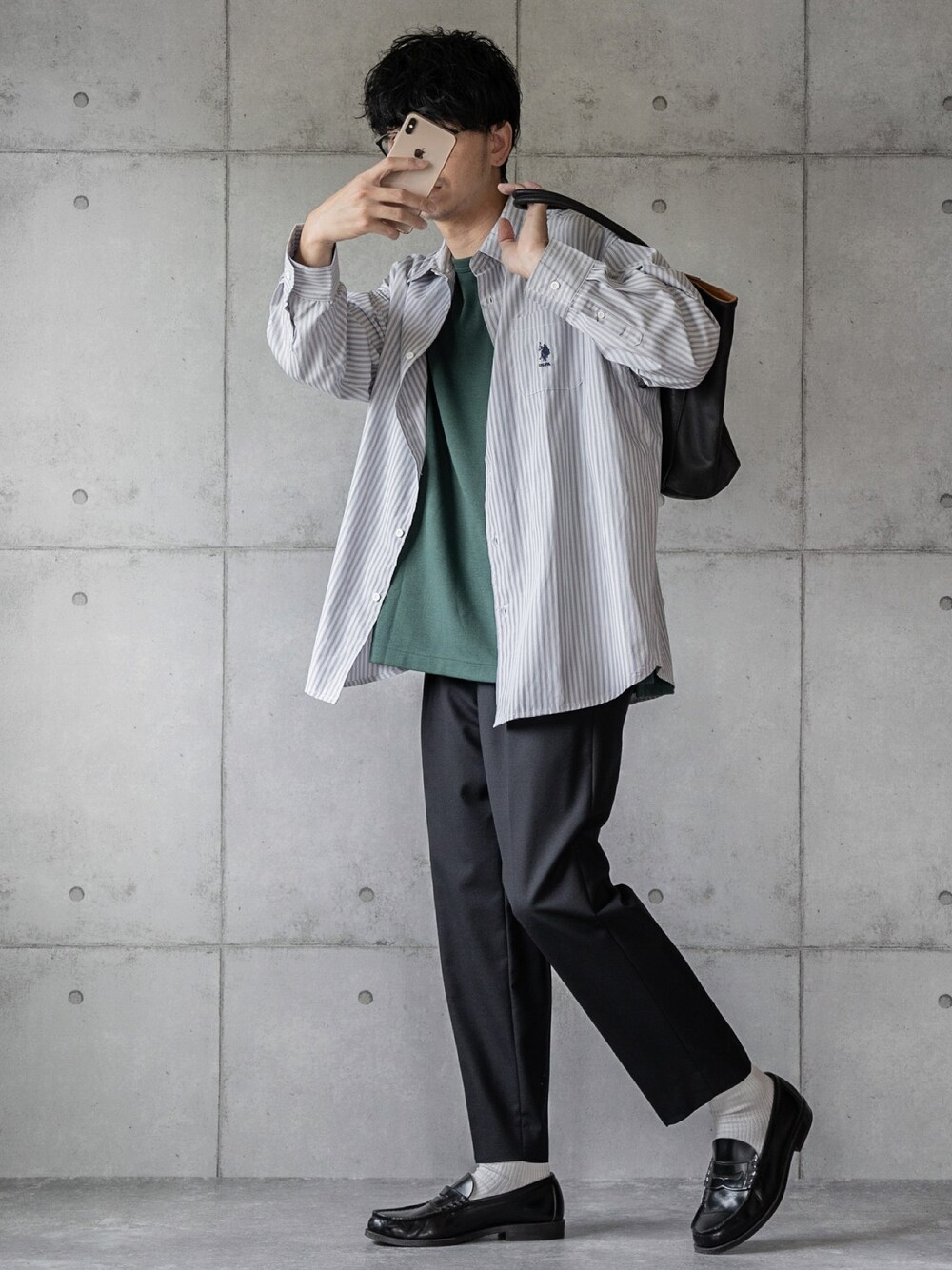 STUDIOUS別注　ペグトップトラウザー EX.PEGTOP TROUSERS marka（マーカ）の「STUDIOUS別注 ペグトップトラウザー/EX