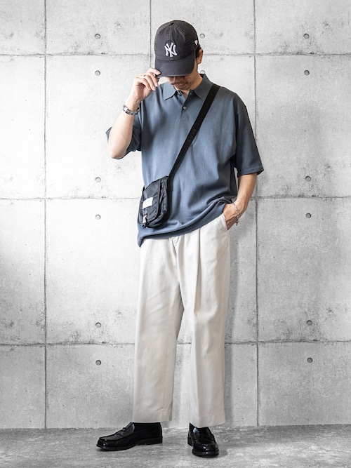 ＜Steven Alan＞ ハイツイスト ショートスリーブ ポロシャツ  LOOSE