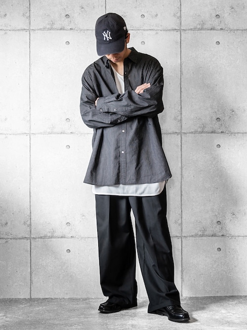 「Steven Alan（スティーブンアラン）の＜Steven Alan＞ C/L/S チェック レギュラーカラー シャツ ALINE LOOSE（シャツ/ブラウス）」を使った、しゅんたろーさん（メンズ・177cm）の秋コーディネート