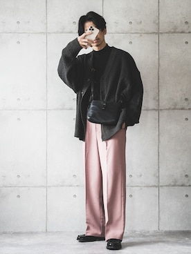 「SLOW（スロウ）のアイテム」を使った、しゅんたろーさん（メンズ・177cm）の冬コーディネート