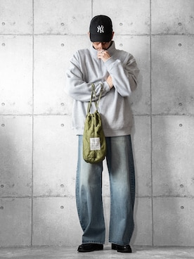 「AUTHEN（オーセン）のアイテム」を使った、しゅんたろーさん（メンズ・177cm）の冬コーディネート