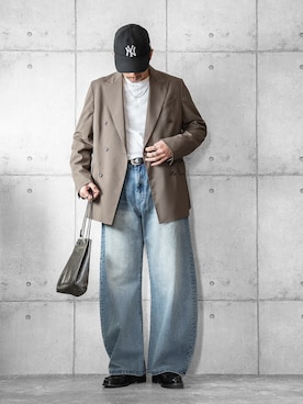 しゅんたろーさん（メンズ・177cm）の冬コーディネート