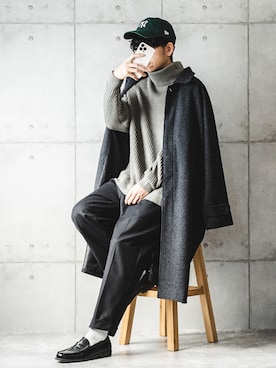 「CEASTERS（ケステル）のアイテム」を使った、しゅんたろーさん（メンズ・177cm）の秋コーディネート